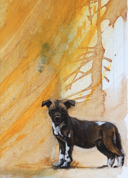 Mini Series - Chunky Painted Dog Puppy