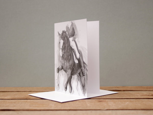 A6 Horse card - Leg High