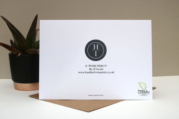 7 x 5 Funny Horse card - I am a dressage horse!