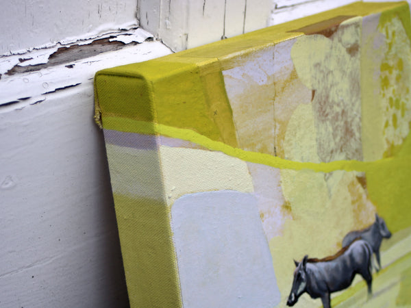 Mini Series - Warthogs Mixed Media Collage I