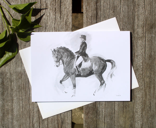 A6 Horse card - Control