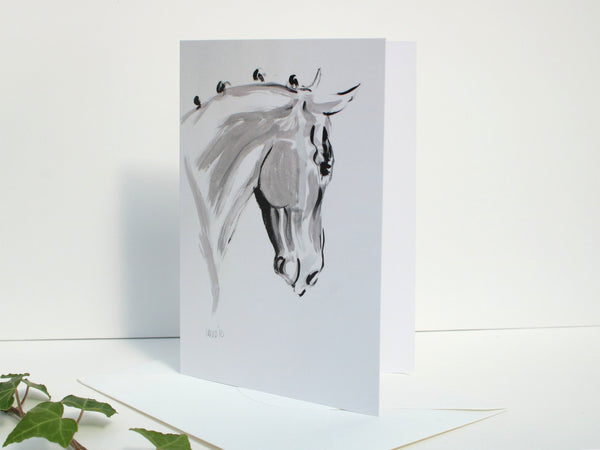 A6 Horse card - Propriety