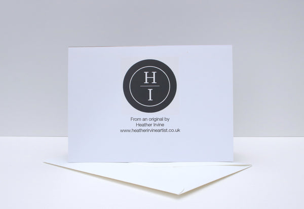 A6 Horse card - Poise