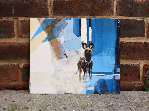 54/66 - Painted Dog Blue Collage
