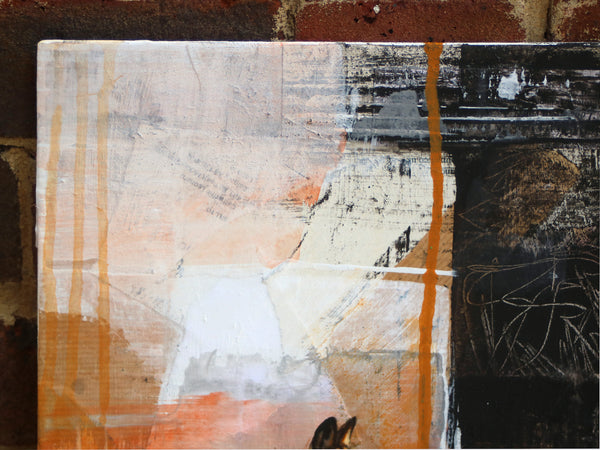 52/66 - Painted Dog Mixed Media and Collage 1