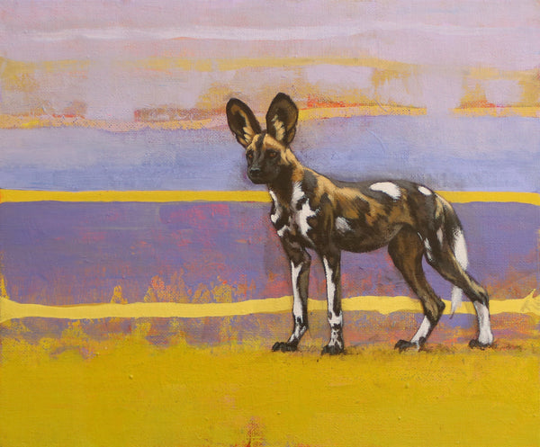 50/66 - Painted Dog Pup Standing