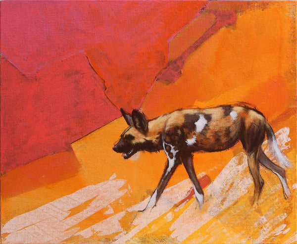 27/100 - Painted Dog Walking
