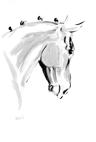 A6 Horse card - Propriety