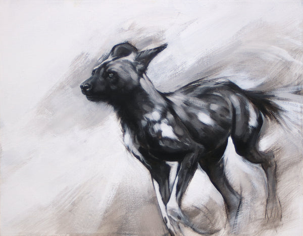 Running Painted Dog I
