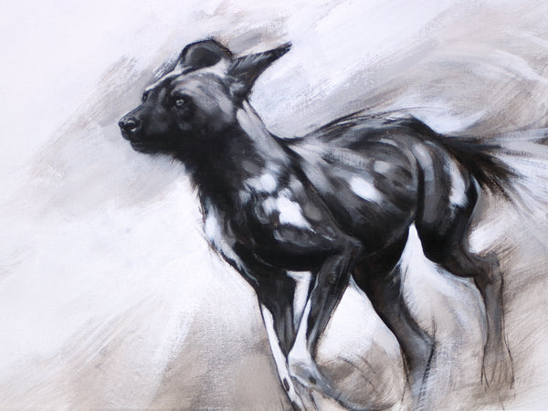 Running Painted Dog I
