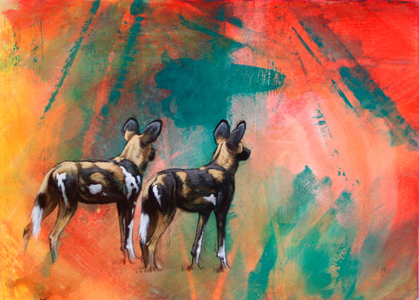 31/100 - Watching - Painted Dogs