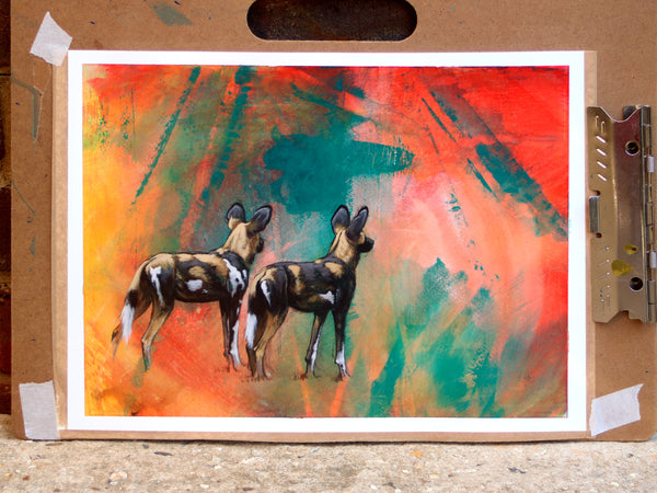 31/100 - Watching - Painted Dogs