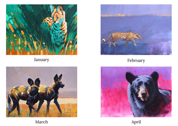 Wildlife Art 2025 Calendar