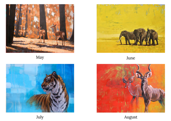 Wildlife Art 2025 Calendar