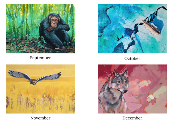 Wildlife Art 2025 Calendar
