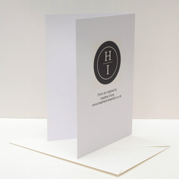 A6 Horse card - Light