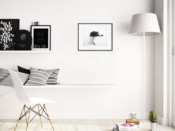 Greyhound dog print