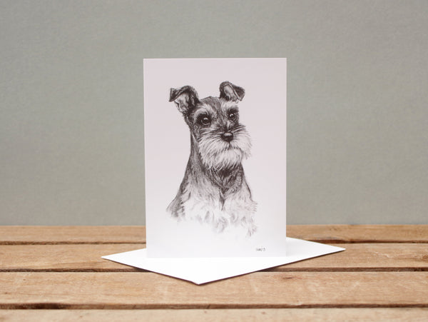 A6 Dog card - Miniature Schnauzer