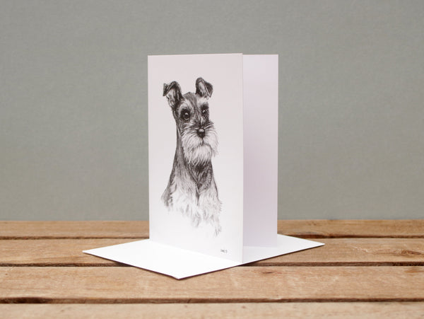 A6 Dog card - Miniature Schnauzer