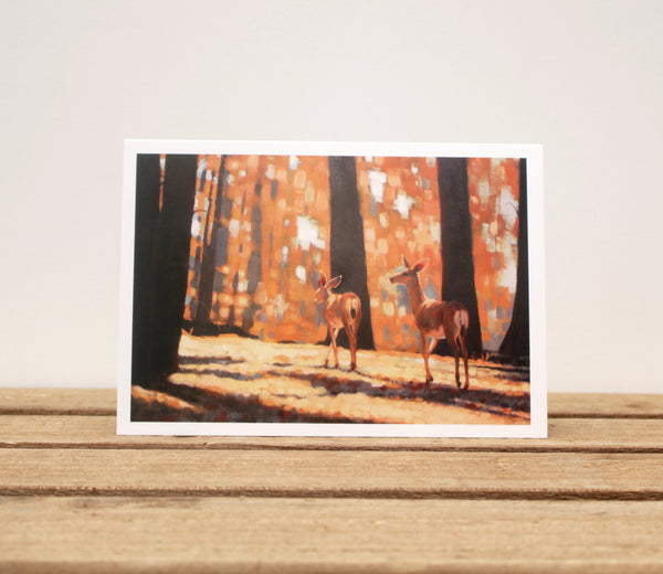 A6 Wildlife card - In the Clearing