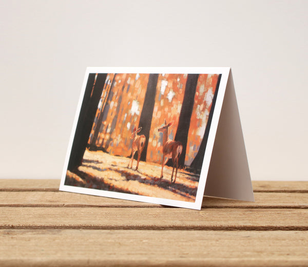 A6 Wildlife card - In the Clearing
