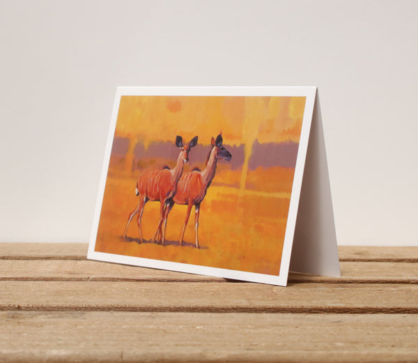 A6 Wildlife card - Kudu