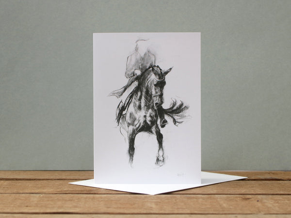 A6 Horse card - Engagement I