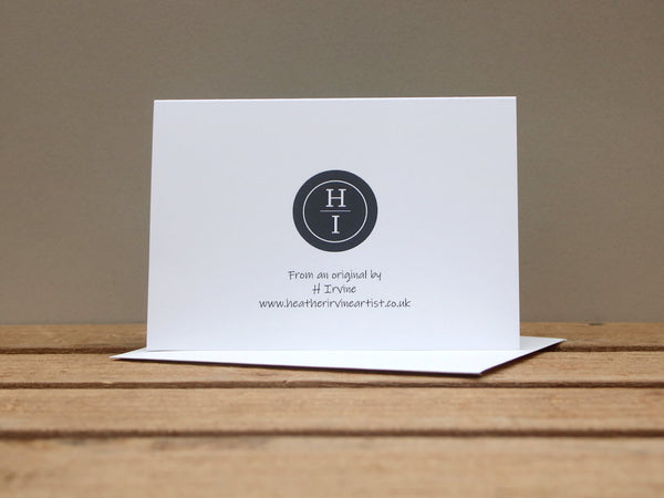 A6 Wildlife card - Badger