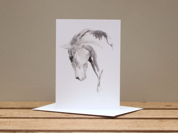 A6 Horse card - Light