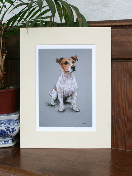 'Cute' Jack Russell Terrier Dog Print