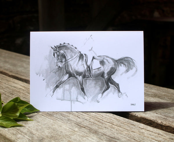 A6 Horse card - Presence