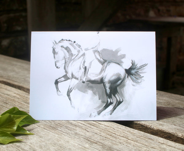 A6 Horse card - Balance
