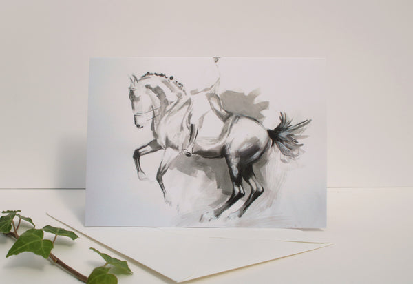 A6 Horse card - Balance