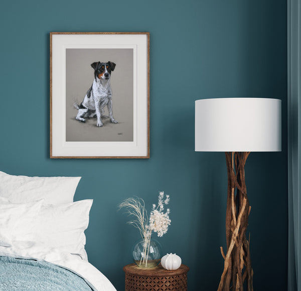'I'll Play!' Jack Russell Terrier Dog Print