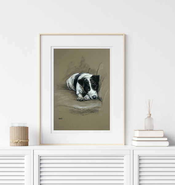 'In My Spot' Jack Russell Terrier Dog Print