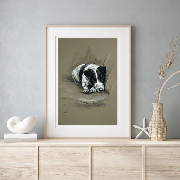 'In My Spot' Jack Russell Terrier Dog Print