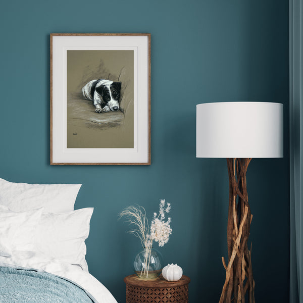 'In My Spot' Jack Russell Terrier Dog Print