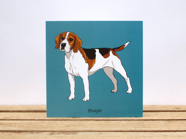 Beagle Dog Card