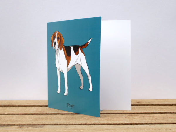 Beagle Dog Card