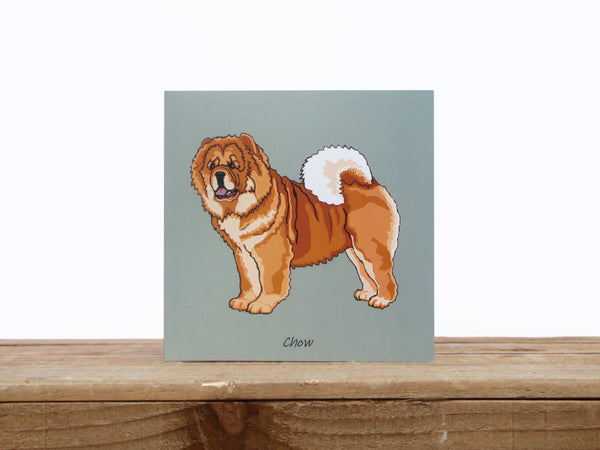 Chow Dog Card