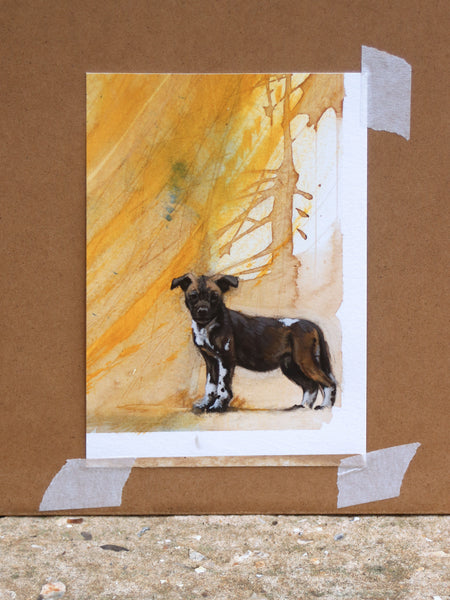 Mini Series - Chunky Painted Dog Puppy