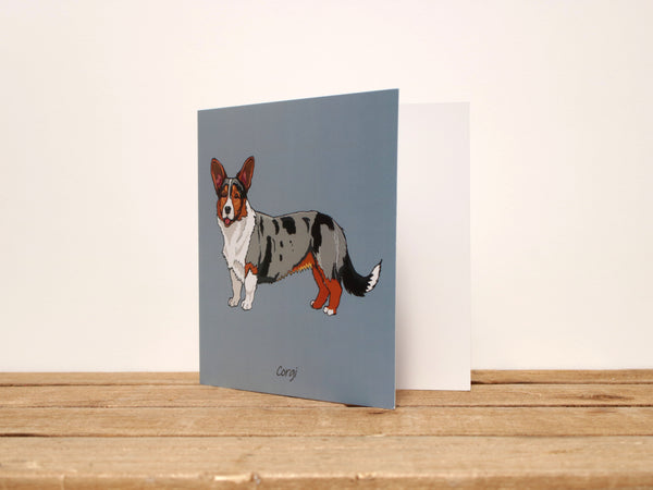 Corgi Dog Card