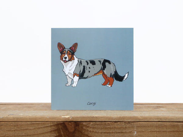 Corgi Dog Card