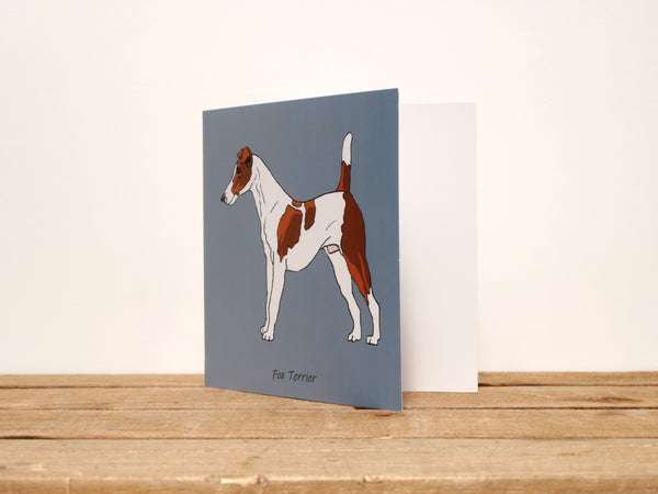 Fox Terrier Dog Card
