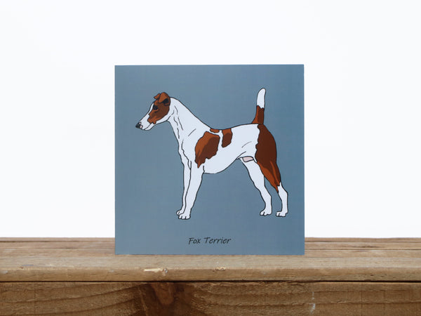 Fox Terrier Dog Card
