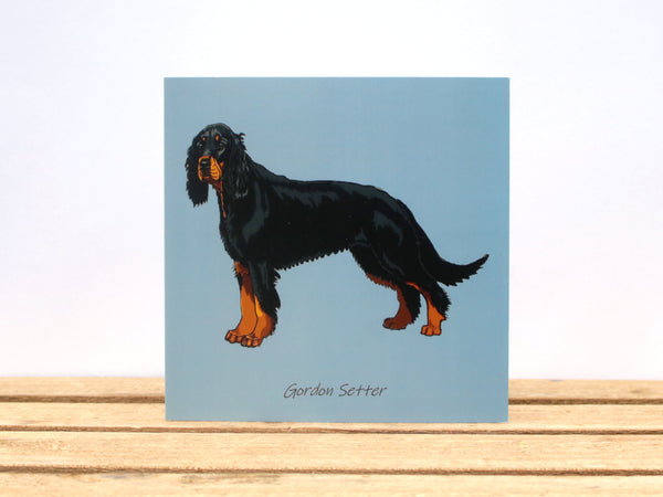 Gordon Setter Dog Card
