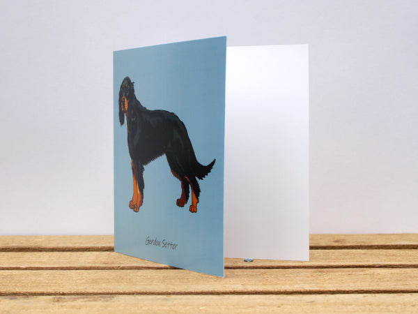 Gordon Setter Dog Card