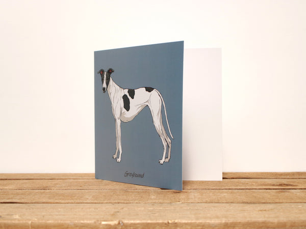 Greyhound Dog Card