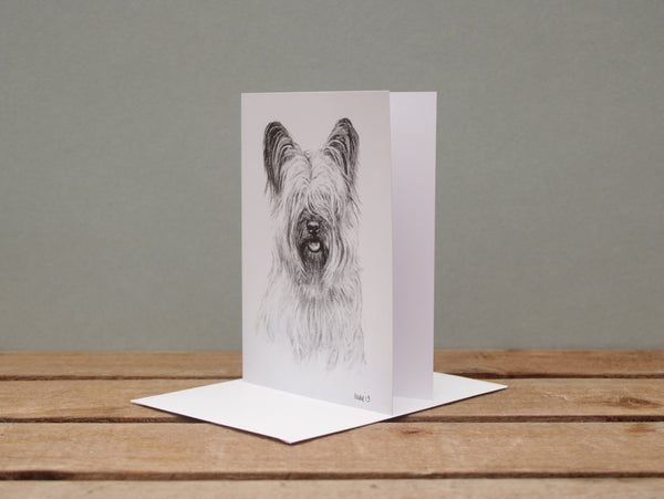 A6 Dog card - Skye
