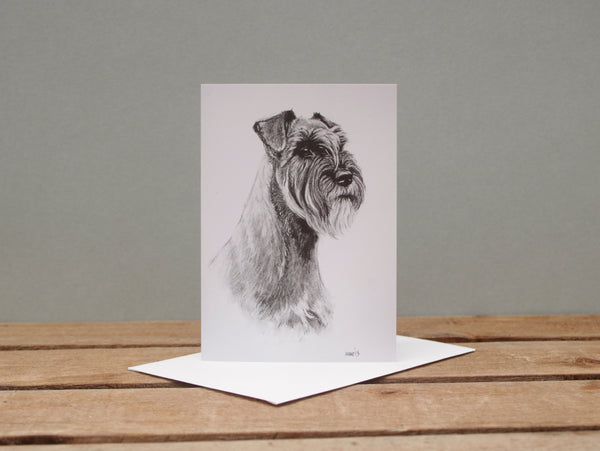 A6 Dog card - Giant Schnauzer